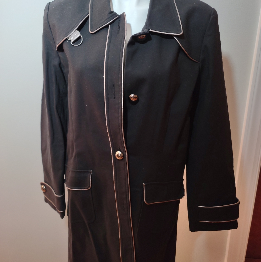 Vintage dialogue cotton blend  coat